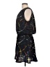 Joie 100% Polyester Graphic Black Casual Dress Size L - photo 5