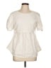 Scoop Ivory Short Sleeve Blouse Size 12 - 14 - photo 1