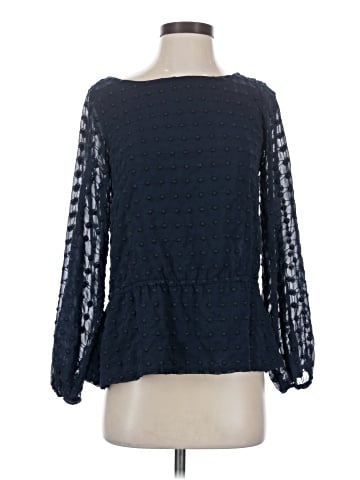 Waverly Grey Long Sleeve Blouse (view 1)