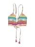 Unbranded Print Pink Swimsuit Top Size M (estimated) - photo 1