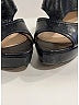 Prada 100% Leather Black Leather Platform Heels Size EU 37 - photo 3