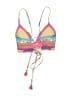 Unbranded Print Pink Swimsuit Top Size M (estimated) - photo 2