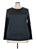 Real Essentials Gray 3/4 Sleeve T-Shirt Size 3X - photo 1