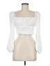 Princess Polly 100% Polyester White 3/4 Sleeve Blouse Size 8 - photo 1