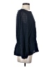 Waverly Grey 100% Polyester Blue Long Sleeve Blouse Size XS - photo 4