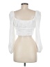 Princess Polly 100% Polyester White 3/4 Sleeve Blouse Size 8 - photo 2