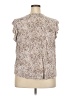 Maurices Brown Short Sleeve Blouse Size 20 (2) - photo 2
