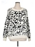 Liverpool Los Angeles Animal Print White Pullover Sweater Size XL - photo 1