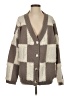 Talula 100% Polyester Plaid Brown Cardigan Size S - photo 1