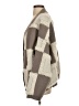 Talula 100% Polyester Plaid Brown Cardigan Size S - photo 5