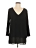 MICHAEL Michael Kors 100% Polyester Black 3/4 Sleeve Blouse Size M - photo 1