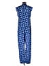 Stella McCartney Stars Aztec Or Tribal Print Graphic Polka Dots Tropical Blue Jumpsuit Size EU (IT) 42 / US 6 - photo 2