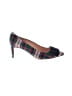 J.Crew Plaid Green Heels Size 6 1/2 - photo 1