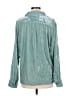 J.Crew Metallic Teal Long Sleeve Blouse Size M - photo 2