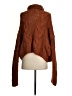 VICI 100% Acrylic Brown Turtleneck Sweater Size S - photo 2