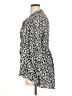 Eyeshadow 100% Rayon Animal Print Black 3/4 Sleeve Blouse Size 0X (estimated) - photo 5
