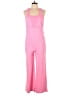 Unbranded Solid Pink Jumpsuit Size L - photo 1