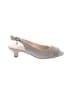 J. Renee Silver Heels Size 8 (narrow) - photo 1