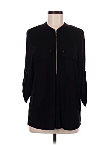 Calvin Klein 3/4 Sleeve Button-Down Shirt (view 1)