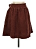 Shein 100% Polyester Solid Brown Casual Skirt Size XS - photo 1