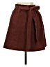 Shein 100% Polyester Solid Brown Casual Skirt Size XS - photo 2