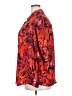 BTFBM 100% Polyester Floral Red Long Sleeve Blouse Size XXL - photo 5