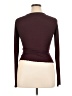 DAZY Burgundy Long Sleeve Top Size XL - photo 2