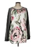 Cha Cha Vente Gray Long Sleeve Top Size L - photo 1