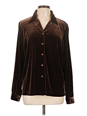 Sag Harbor Long Sleeve Blouse (view 1)