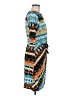 Assorted Brands Print Blue Casual Dress Size M - photo 4