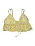 P2F Floral Yellow Swimsuit Top Size M - photo 1