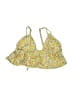 P2F Floral Yellow Swimsuit Top Size M - photo 2