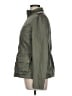 Ann Taylor LOFT 100% Polyester Solid Green Jacket Size L - photo 5