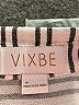 Vixbe 100% Rayon Stripes Silver 3/4 Sleeve Button-Down Shirt Size M - photo 7