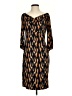 Evan Picone Print Black Cocktail Dress Size 4 - photo 1