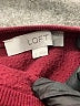Ann Taylor LOFT Solid Burgundy Pullover Sweater Size S - photo 7