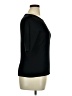 Claudia D. Black Short Sleeve Top Size XL - photo 4