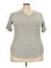 Unbranded Gray Short Sleeve Turtleneck Size 3X - photo 1