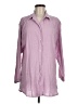 Malai Purple Long Sleeve Button-Down Shirt Size Med - Lg - photo 1