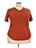 Unbranded Orange Short Sleeve Turtleneck Size 3X - photo 1