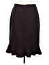 Noviello Bloom Suits Solid Black Formal Skirt Size 6 - photo 2