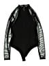 Aqua Black Bodysuit Size M - photo 2