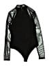Aqua Black Bodysuit Size M - photo 1
