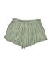 Aeropostale 100% Rayon Stripes Green Shorts Size L - photo 2