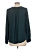 Jennifer Lopez 100% Polyester Teal Long Sleeve Blouse Size L - photo 2