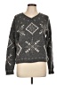 Langenis Print Gray Pullover Sweater Size L - photo 1