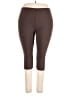 Zenana Premium Brown Active Pants Size 3X - photo 1