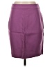 J.Crew 100% Wool Solid Purple Wool Skirt Size 2 - photo 1