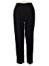 Giorgio Armani 100% Cupro Black Casual Pants Size 12 - photo 1