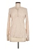 ThirdLove Tan Long Sleeve Henley Size M - photo 1